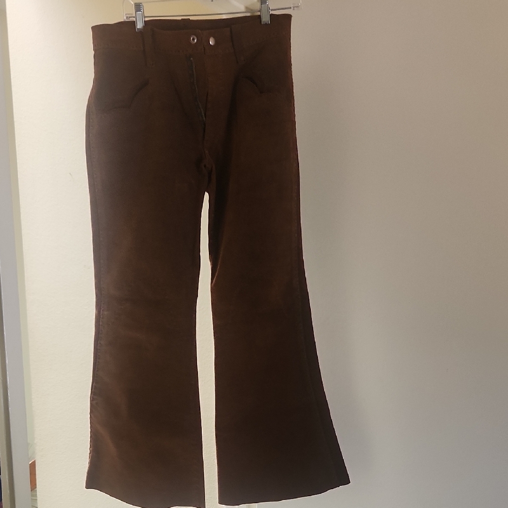 Men's Brown Suede Pants - Pioneer Wear